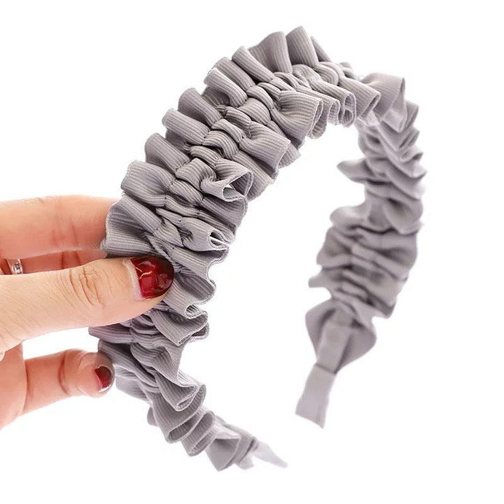 Vembley Attractive Araceli Grey Plastic Hairband For Women and Girls. - Vembley