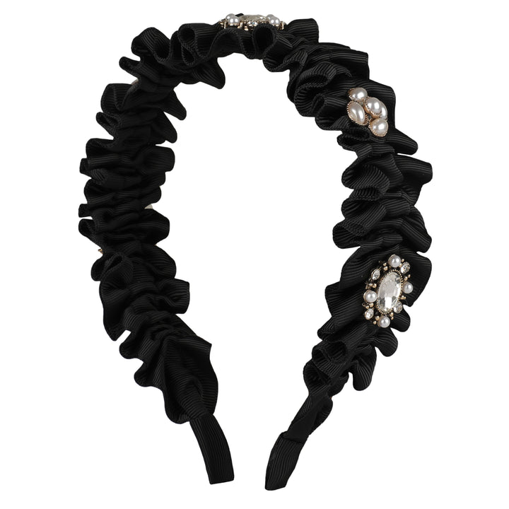 Aiyana Black Plastic Hairband