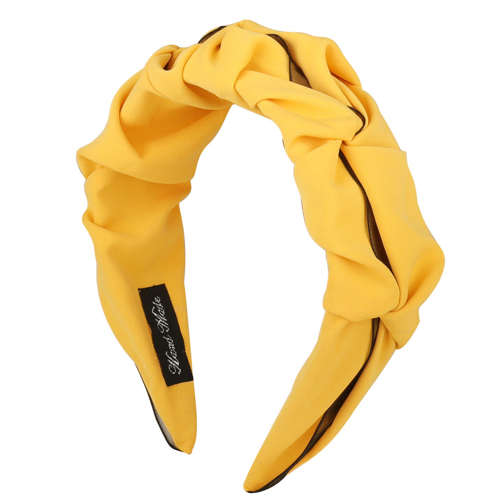 Yellow Plastic Head Turner Hairband
