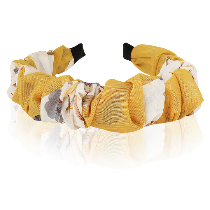 Yellow Plastic Hello Yellow Hairband