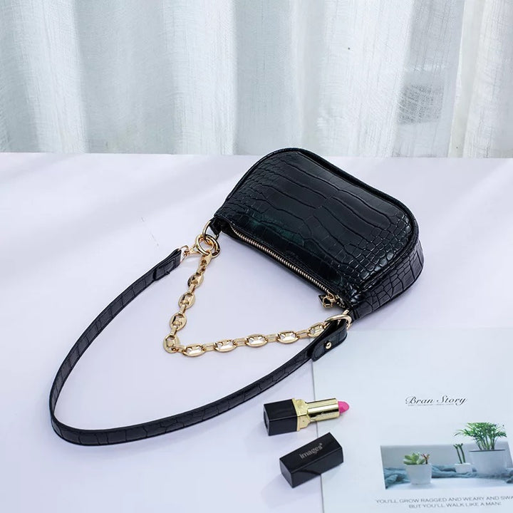 Black Ziploc Sling Bag