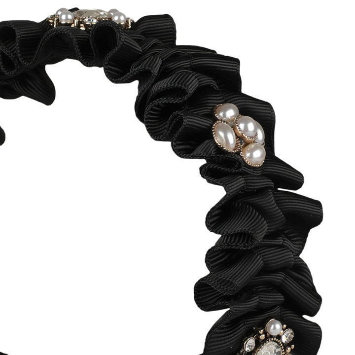 Aiyana Black Plastic Hairband