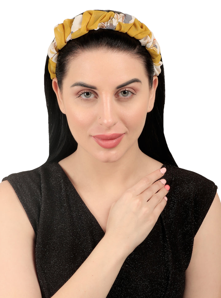 Yellow Plastic Hello Yellow Hairband