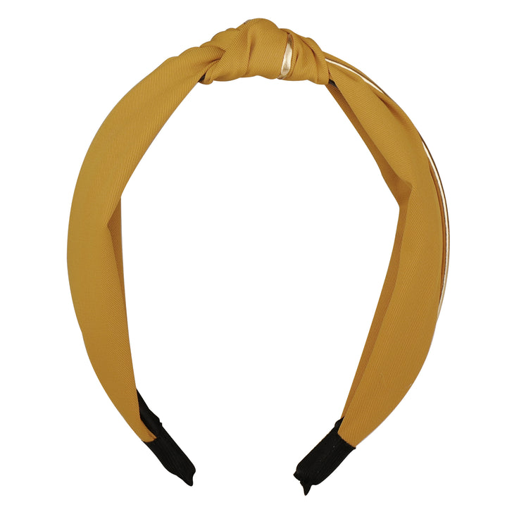 Yellow Plastic Caffeine and Dine Hairband