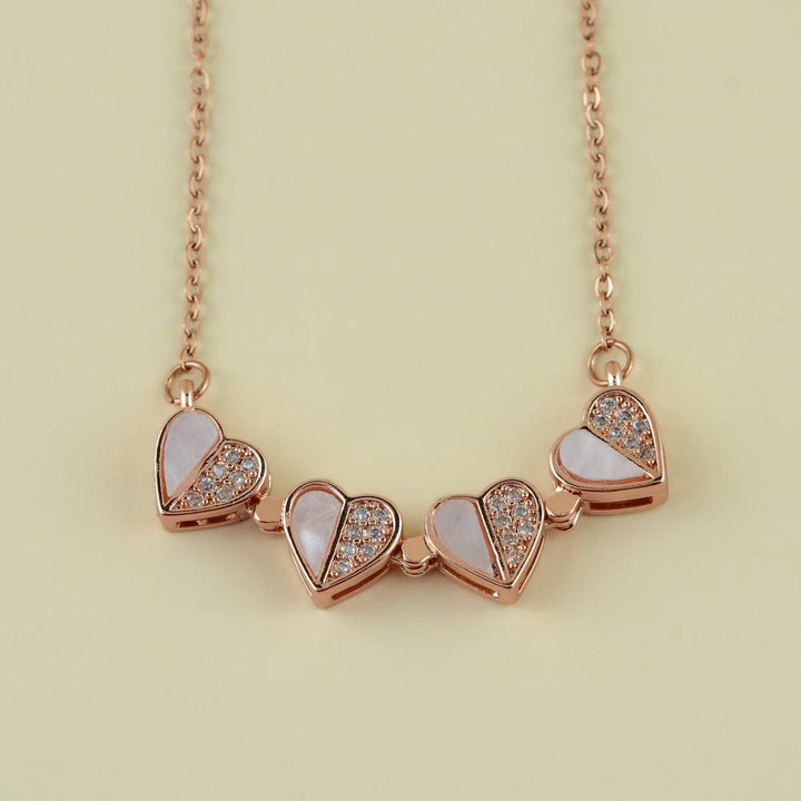 Love Heart Magnetic Charm Necklace