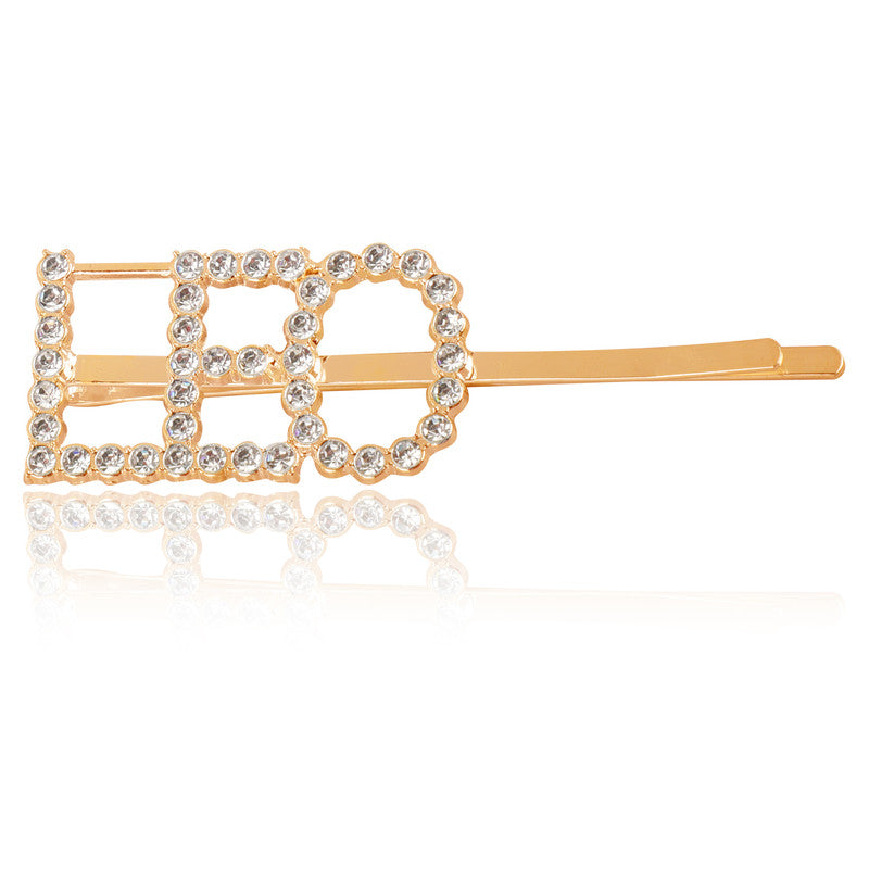 Vembley Combo Of 2 Stylish Leo Golden and Silver Hairclip For Women and Girls