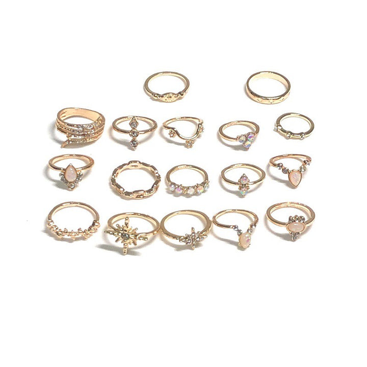 Vembley Exclusive AD Studded Floral Gold Plated Plushy Rings for Women And Girls