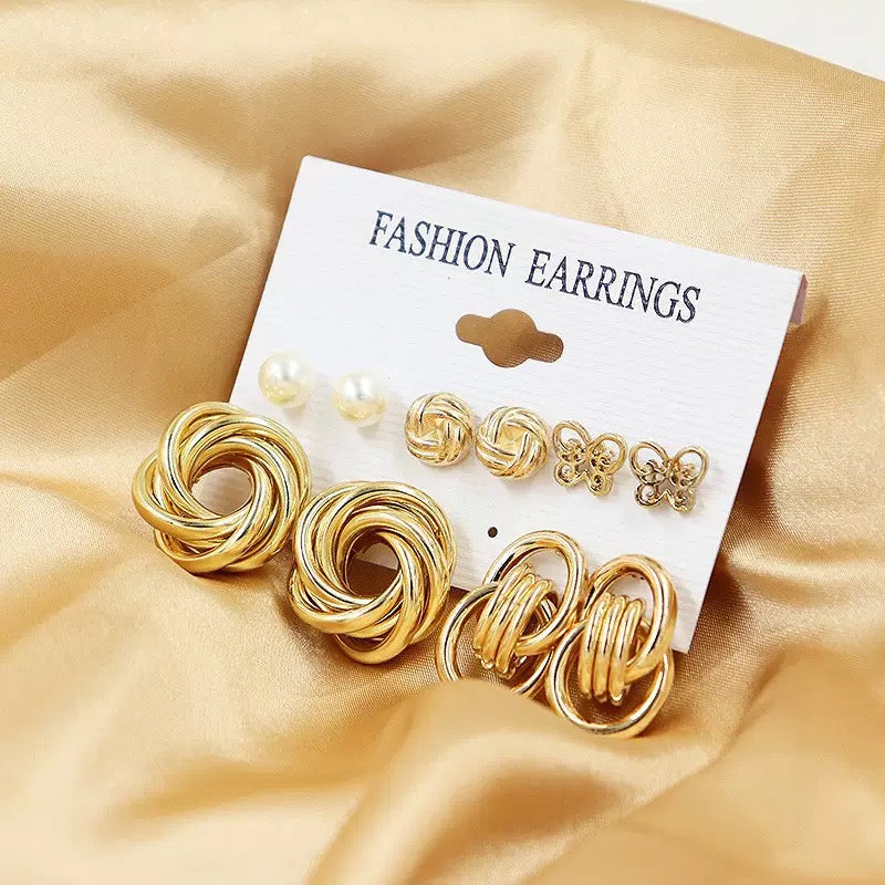 Vembley Amazing 11 Pair Combo Earrings Set for Women – Western & Traditional Wear