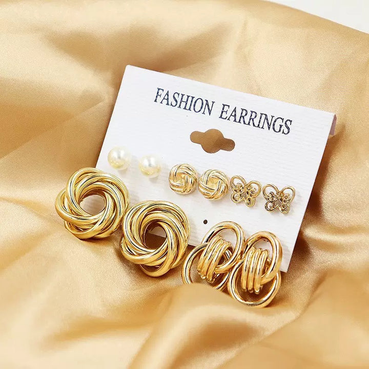 Vembley Amazing 11 Pair Combo Earrings Set for Women – Western & Traditional Wear