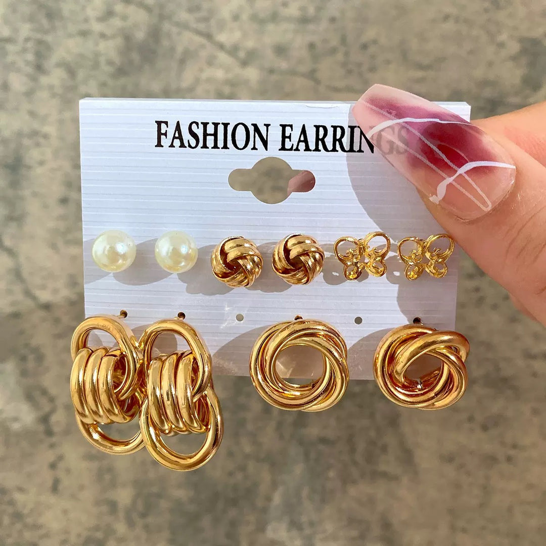 Vembley Amazing 11 Pair Combo Earrings Set for Women – Western & Traditional Wear