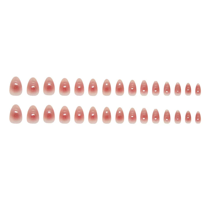 Vembley 30PCS Medium Almond Cat Eye Gel Press On Nails Reusable Kit with Glue and Nail Sticks