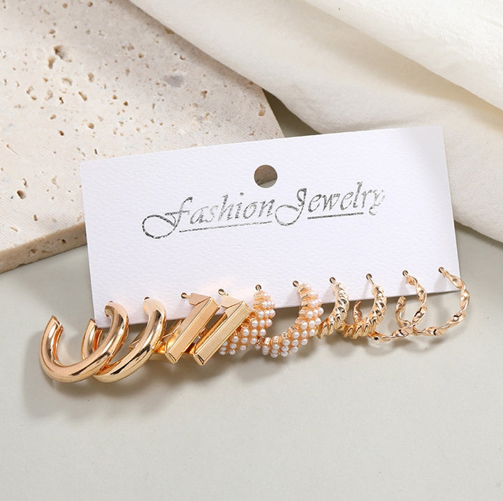 Vembley Combo of 17 Earrings Pair for girls earrings for kids metal studs Earrings