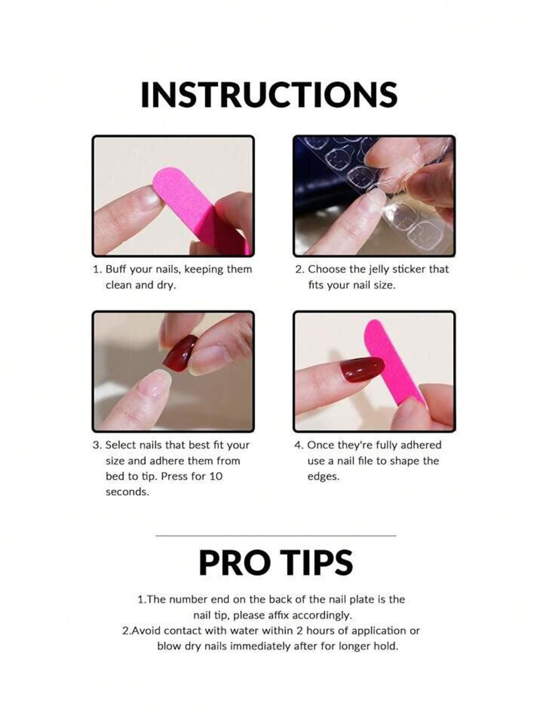 Vembley Set of 24 Pcs Artificial Reusable Press On Nails In Bowknot And Pearl Design With Sticker And Glue