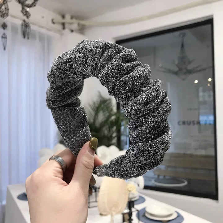 Grey Plastic Starry Night Hairband