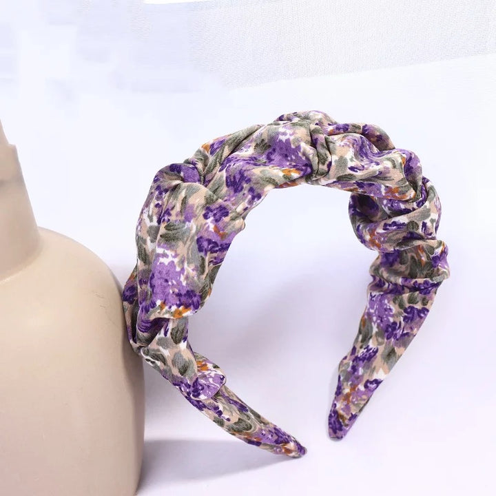 Vembley Gorgeous Purple Plastic Lavender Fields Hairband For Women and Girls