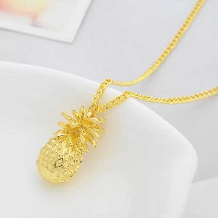 Gold Plated Pine Fruit Pendant