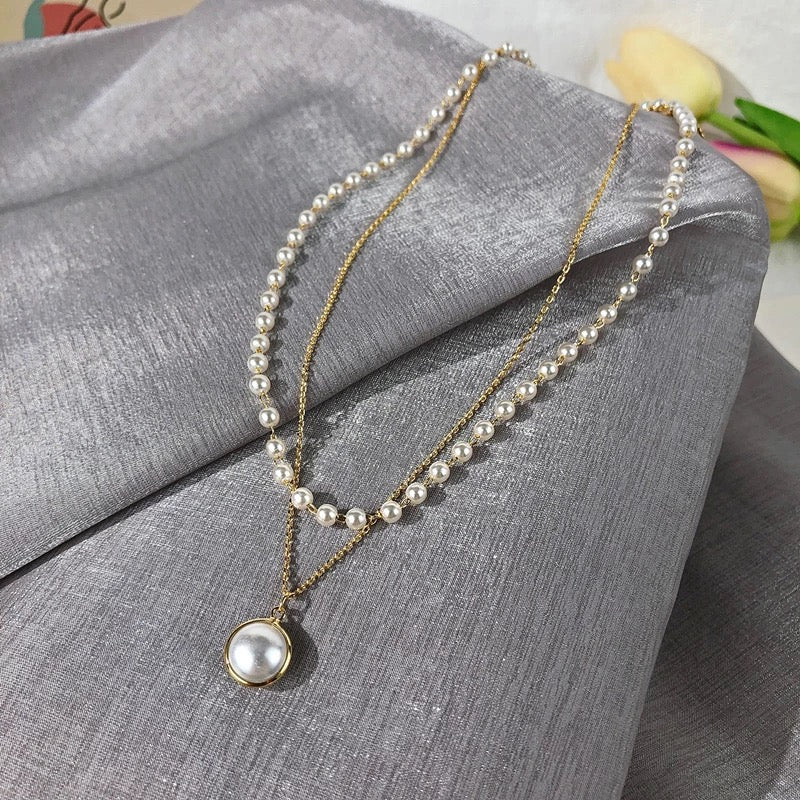 Buy 20 India Gold Plated Pearl Chain/pearl Necklace/women Pearl Necklace/chain  for Locket/dainty Pearl Necklace/kids Necklace/pearl Set for Her Online in  India - Etsy