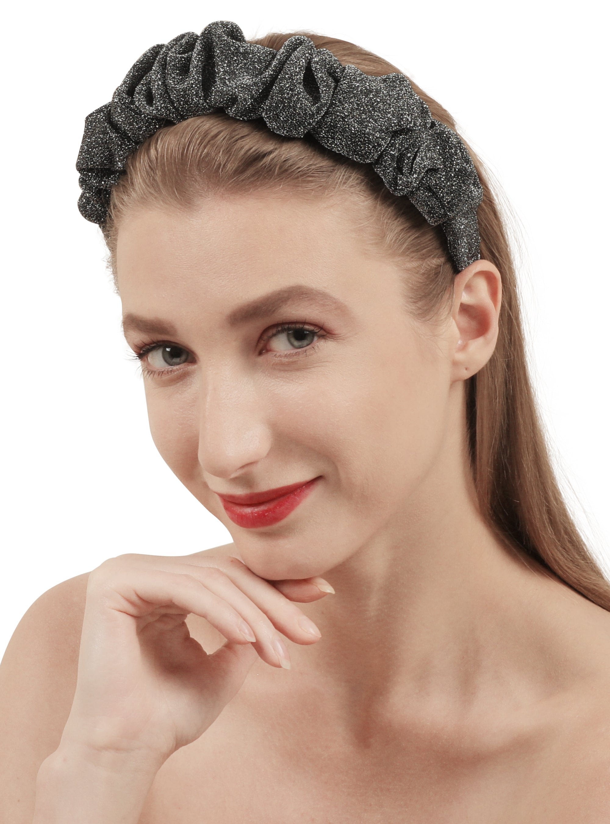 Herlipto●Velour Stars Headband Art Deco jeweled velvet headband – www.marleasmenagerie.com