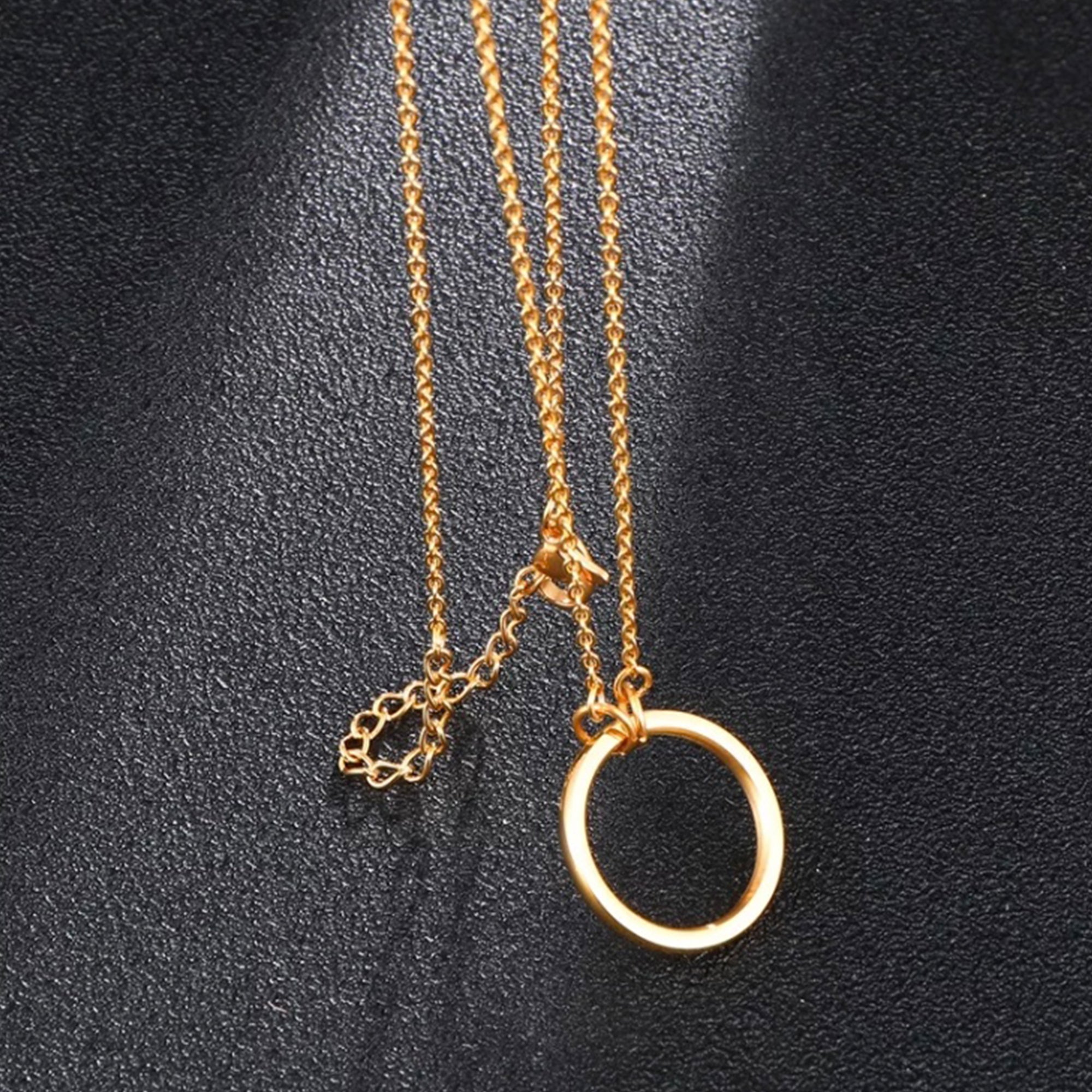 Malticolour alloy Double Circle Neclace, Jewellery Type: Ring Pendant at Rs  40 in Greater Noida