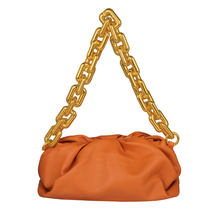 Orange Zinnia Chain Sling Bag