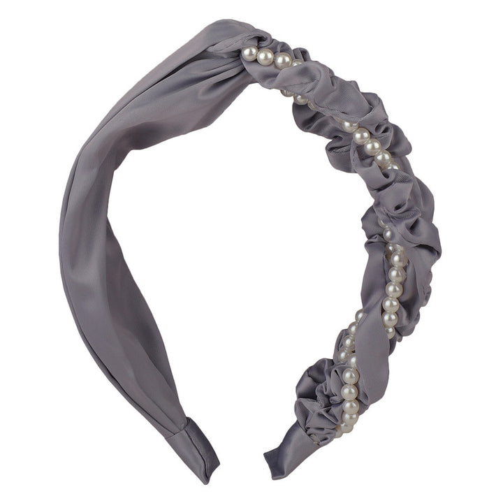 Vembley Charming Grey Plastic Pastel Princess Hairband For Women and Girls