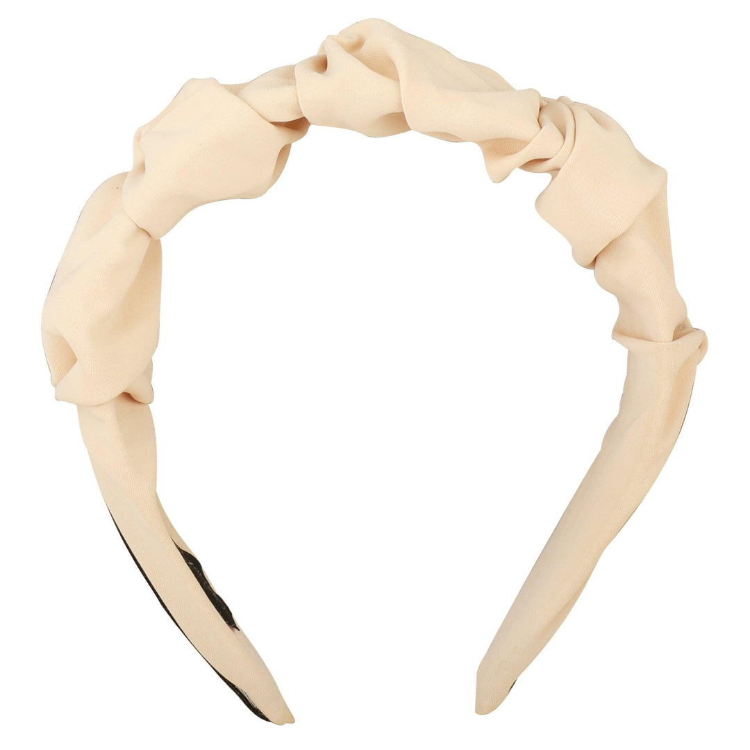 Vembley Attractive Cream Plastic Head Turner Hairband For Women And Girls. - Vembley