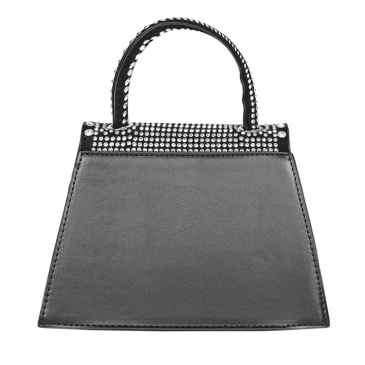 Black Tote Bag With Chain Sling