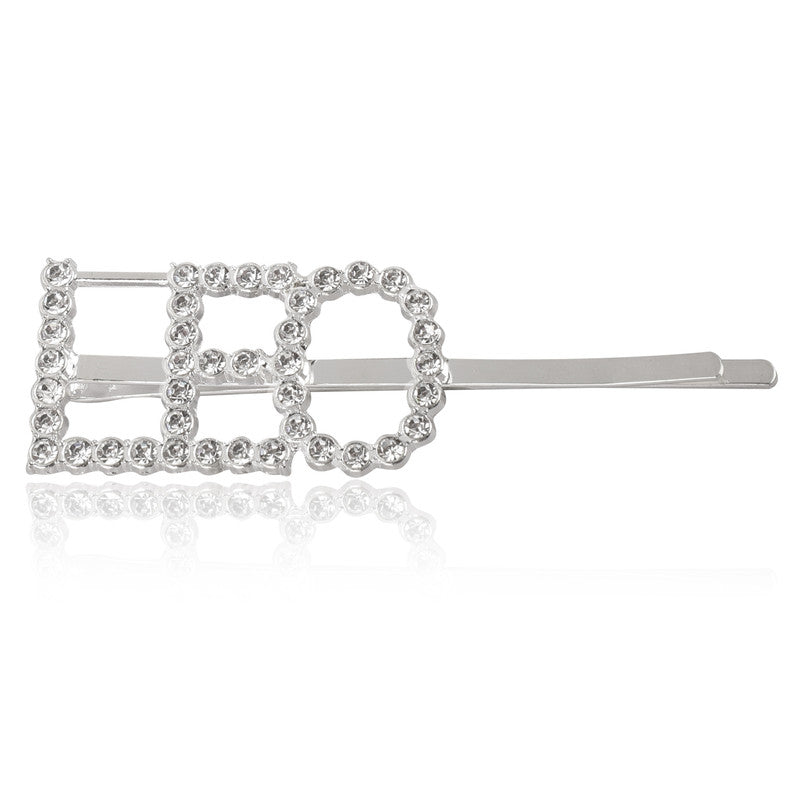 Vembley Stylish Silver Leo Hairclip For Women and Girls