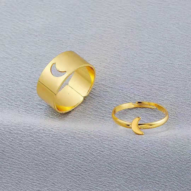 gold couple rings