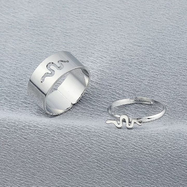 couple rings in silver