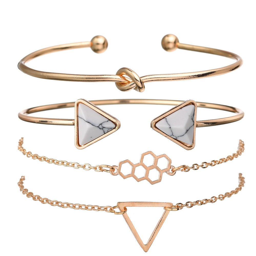 Triangle Rhinestone bracelet Luxury Classic Jewelry Titanium Steel Diamond  High Quality Love Bracelet for Men and Women Gift - AliExpress