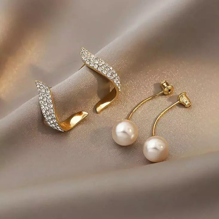 pearl Korean earrings