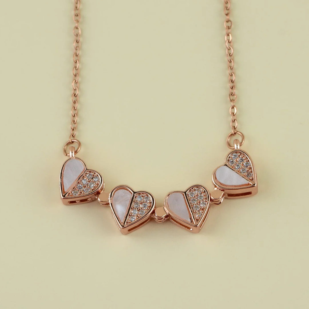 Love Heart Magnetic Charm Necklace