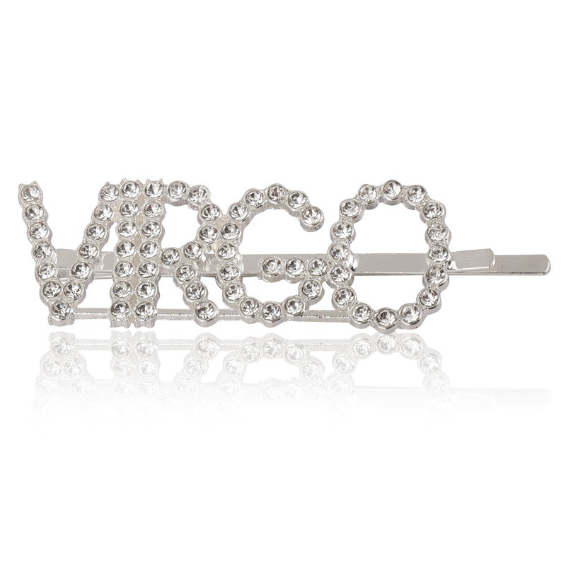 Vembley Combo Of 2 Marvelous Virgo Golden and Silver Hairclip For Women and Girls