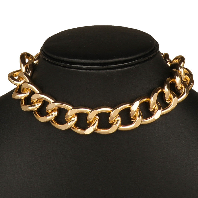 Touch of Gold Chunky Chain Necklace