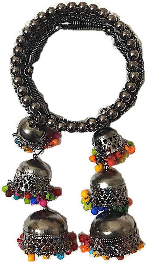 Combo of 2 Bangle Bracelet with Beads Hanging Jhumki