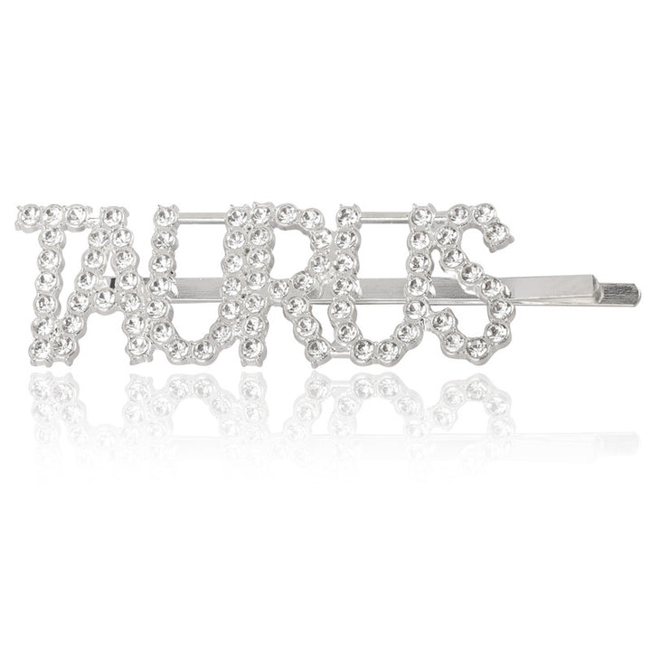 Vembley Combo Of 2 Appealing Taurus Golden and Silver Hairclip For Women and Girls