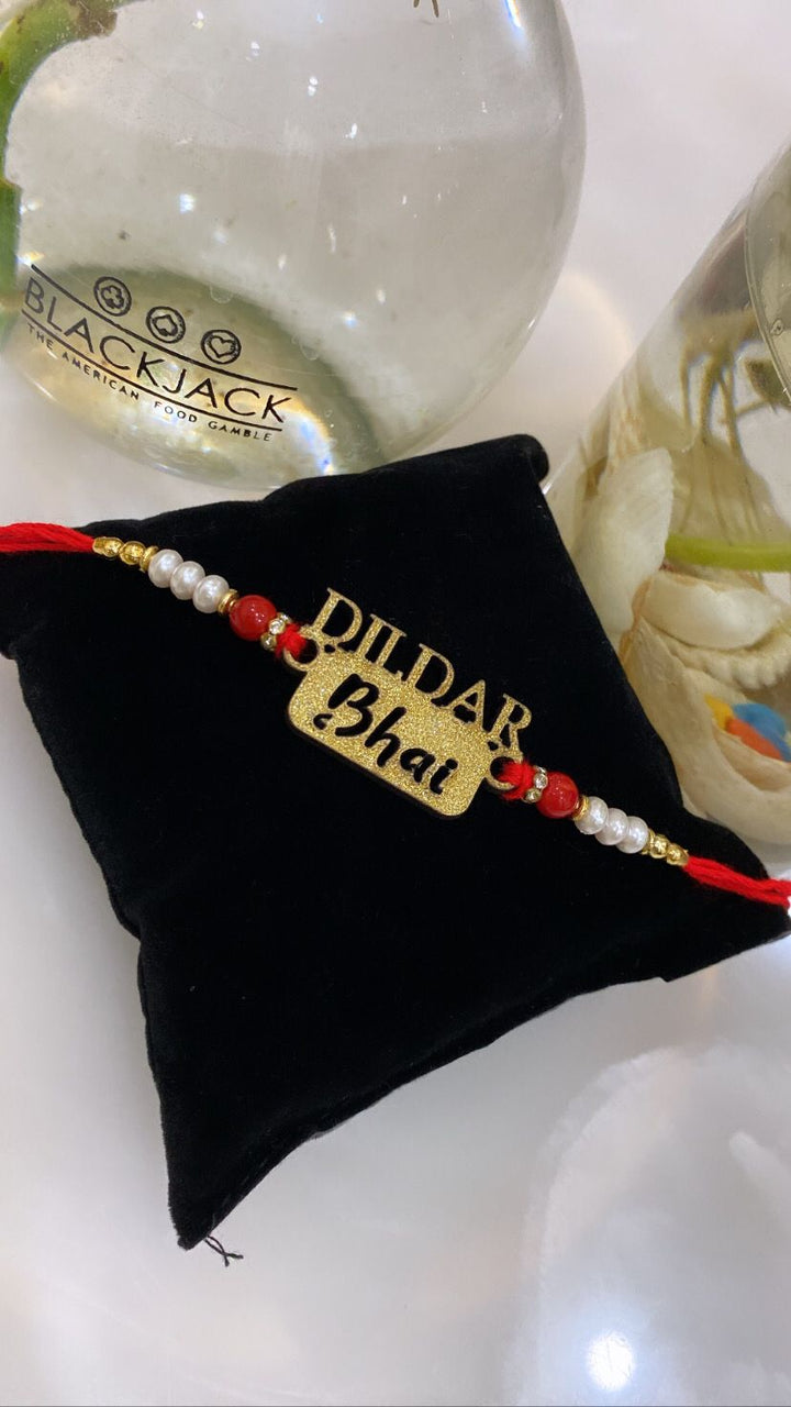 Combo of 3 Dildar Best Brother Ever Beads Rakhi