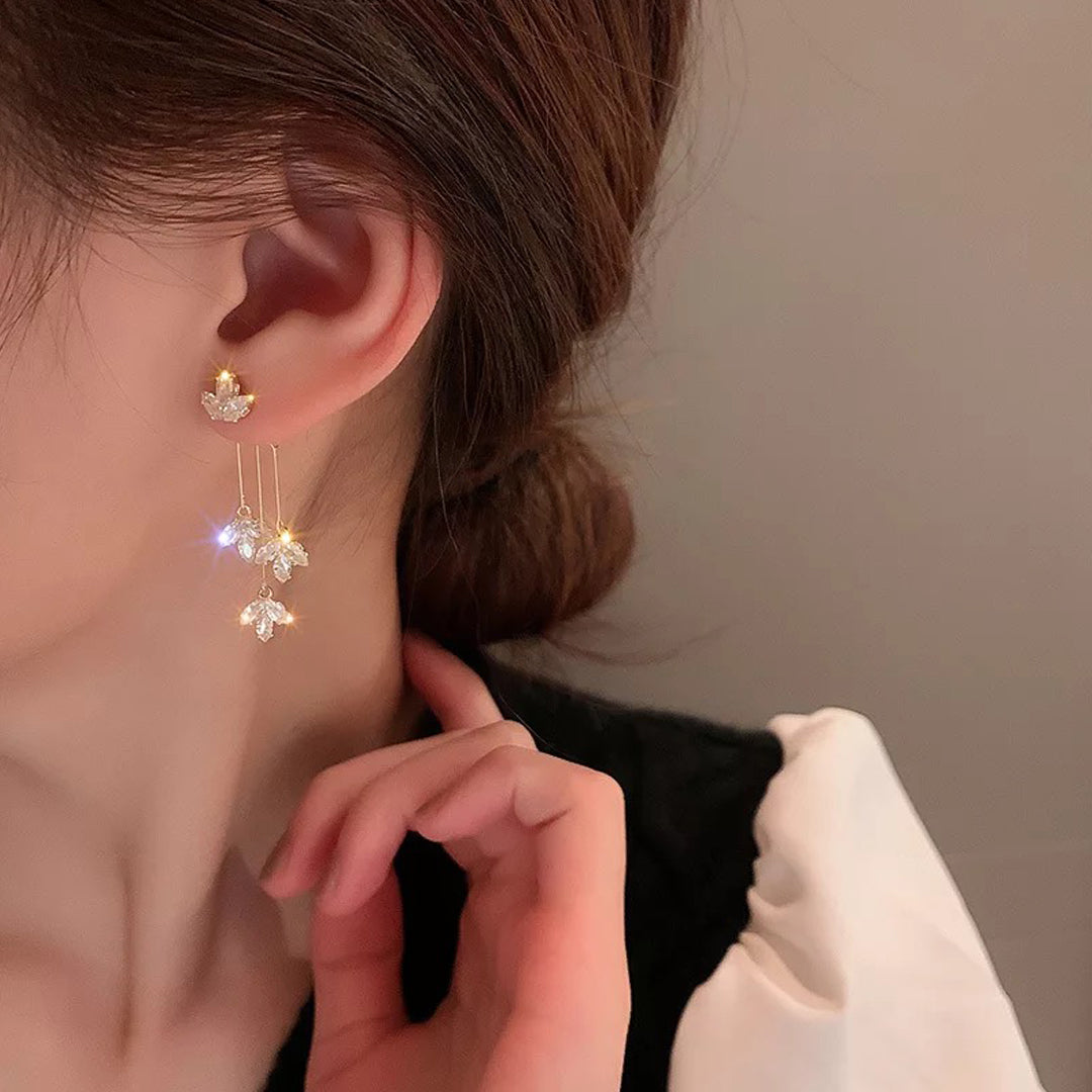 Korean diamond earrings