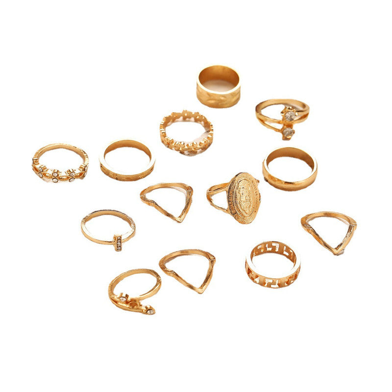 Golden rings set