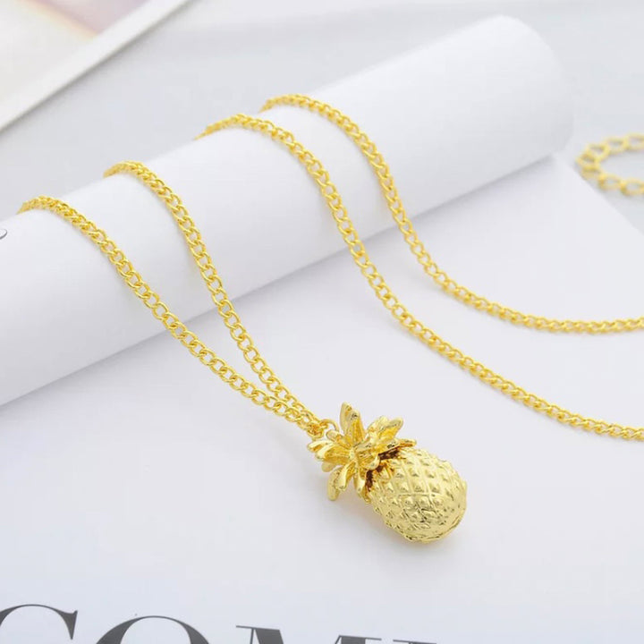 Gold Plated Pine Fruit Pendant