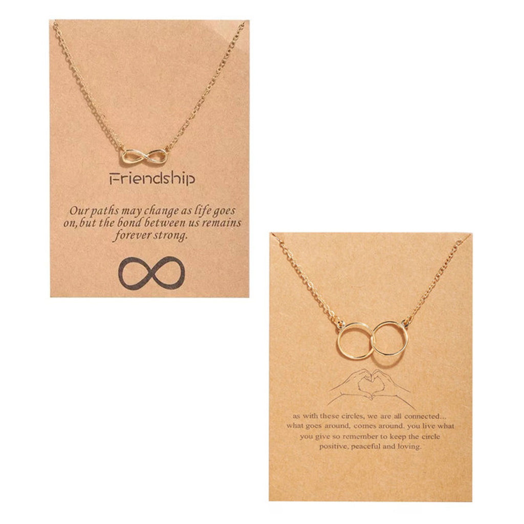 Combo Of 2 Infinite and Double Circle Ring Pendant – Vembley